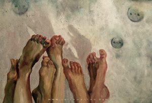 Overloaded | Oil on canvas | 80 × 120 cm